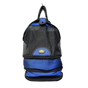 California‎ Innovations Insulated Cooler Backpack Blue Black Mesh Multi-Pocket